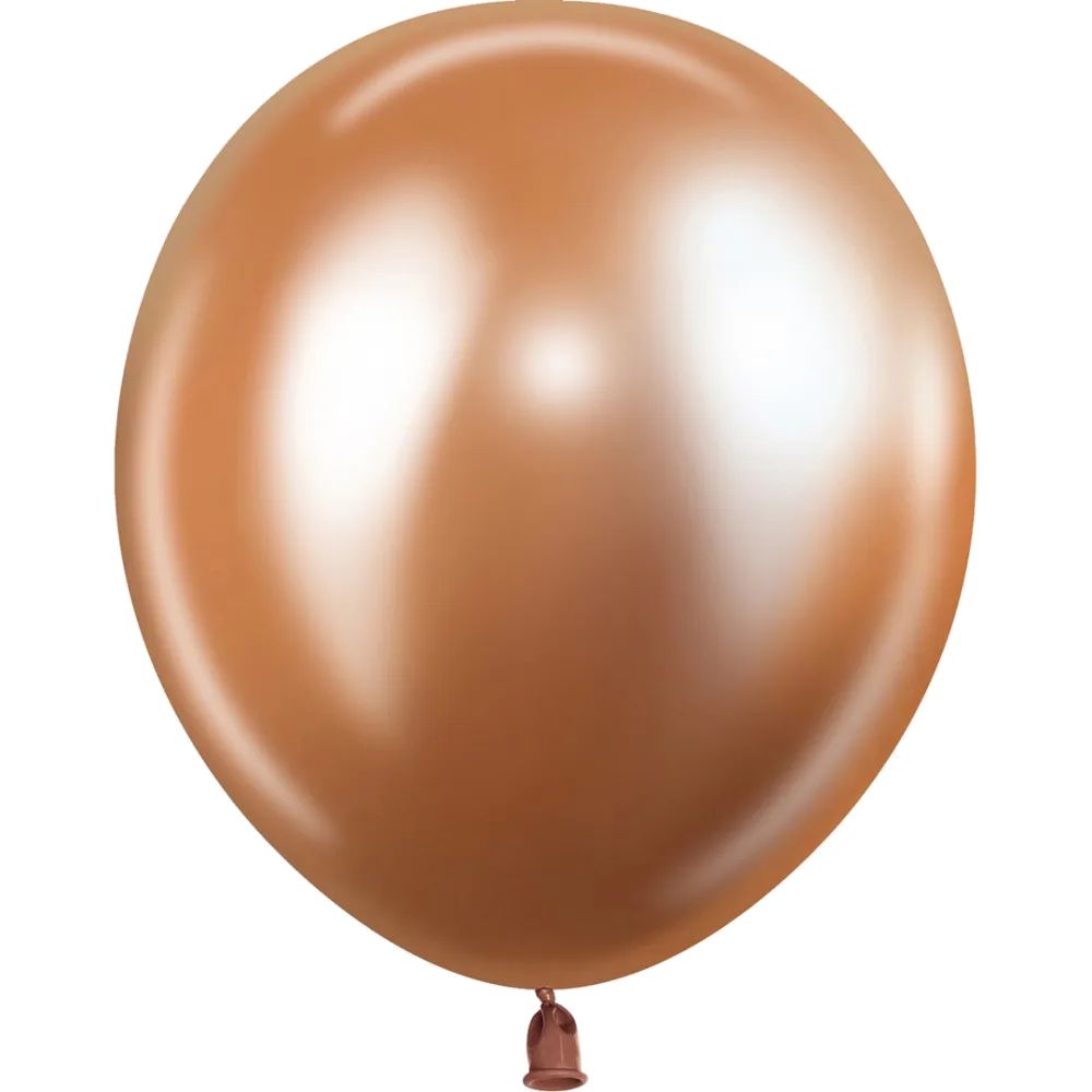 Шар: Шар (5''/13 см) Розовое Золото, хром, 50 шт. 512 (Китай)