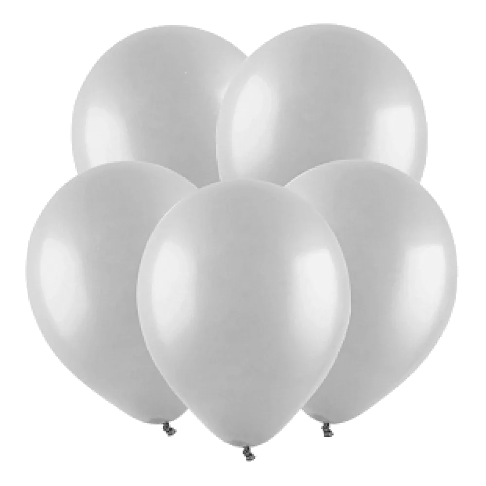 Шар: Шар V (12"/30 см) Серый (Grey) 1 шт. Decobal (Вьетнам)