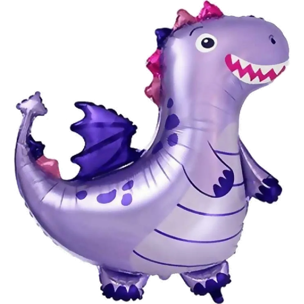 Шар: Шар (36''/91 см) Фигура, Дракон, Сиреневый, 1 шт. Flexmetal (Испания)3.3П