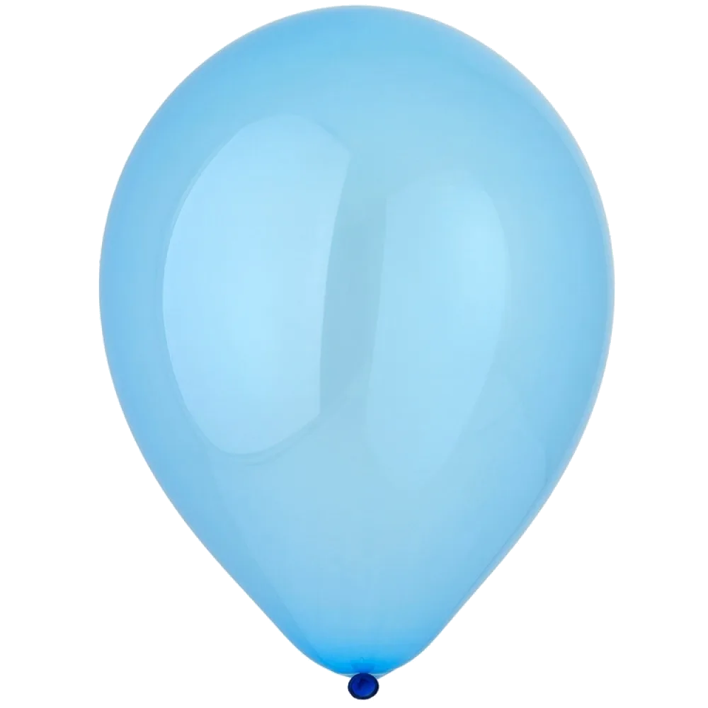 Шар: Шар (12"/30 см) Голубой, кристалл, 1 шт. Everts (Малайзия)