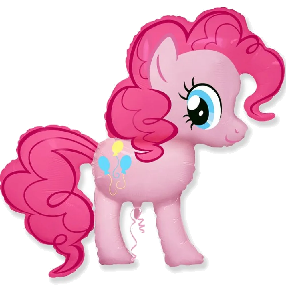 Шар: Шар (40''/102 см) Фигура, My Little Pony, Лошадка пони Пинки Пай, 1 шт. Flexmetal (Испания)2.5П