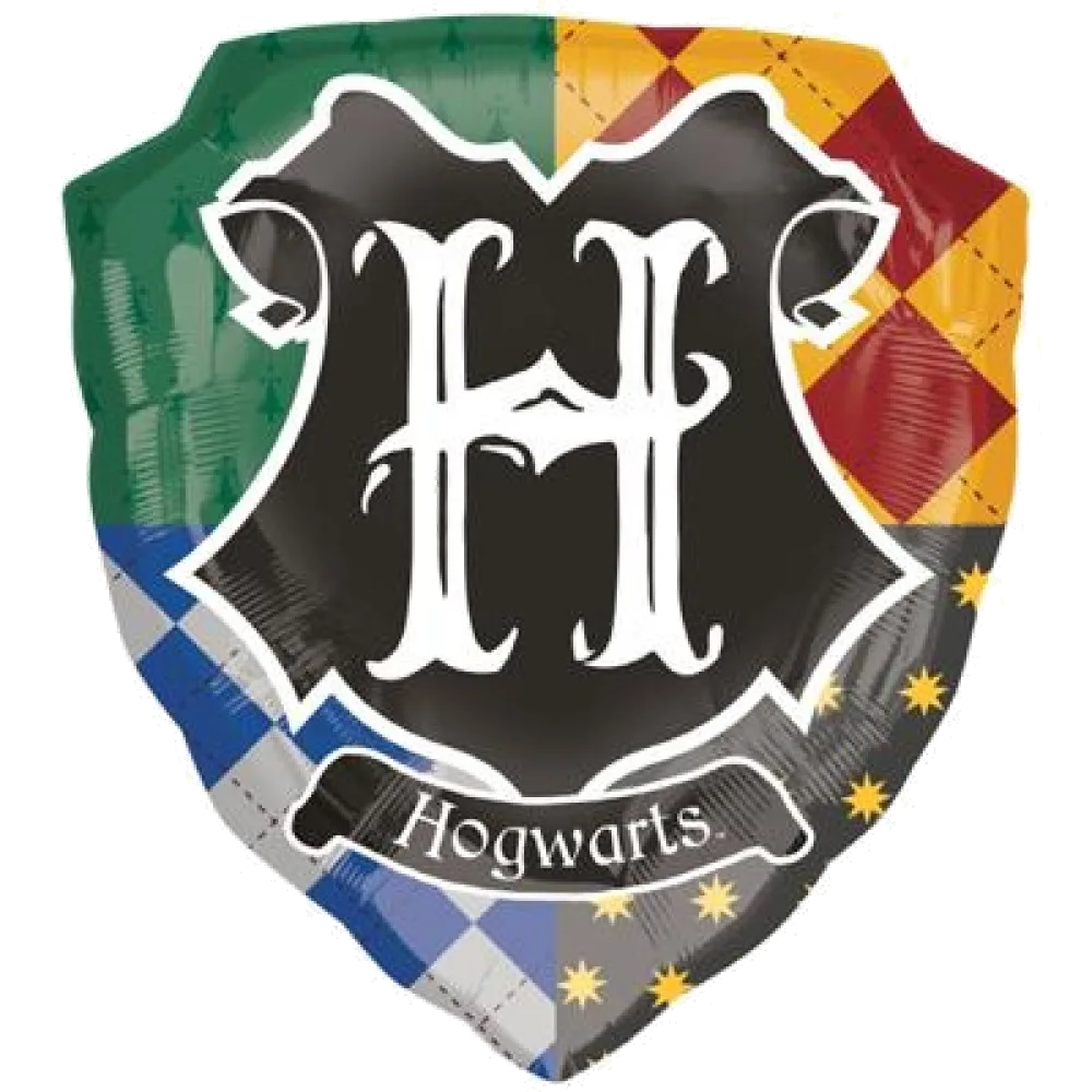 Шар: Шар (27"/69 см) Фигура, Гарри Поттер герб Хогвартса, 1 шт. Anagram (США) 6.9П