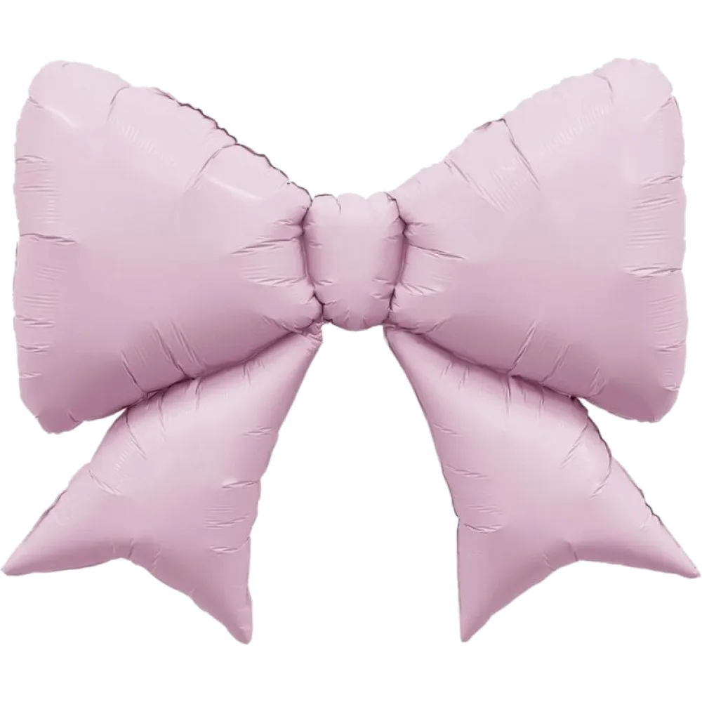 Шар: Шар (39''/99 см) Фигура, Бант, Зефирный, 1 шт. в уп. Agura (Россия)