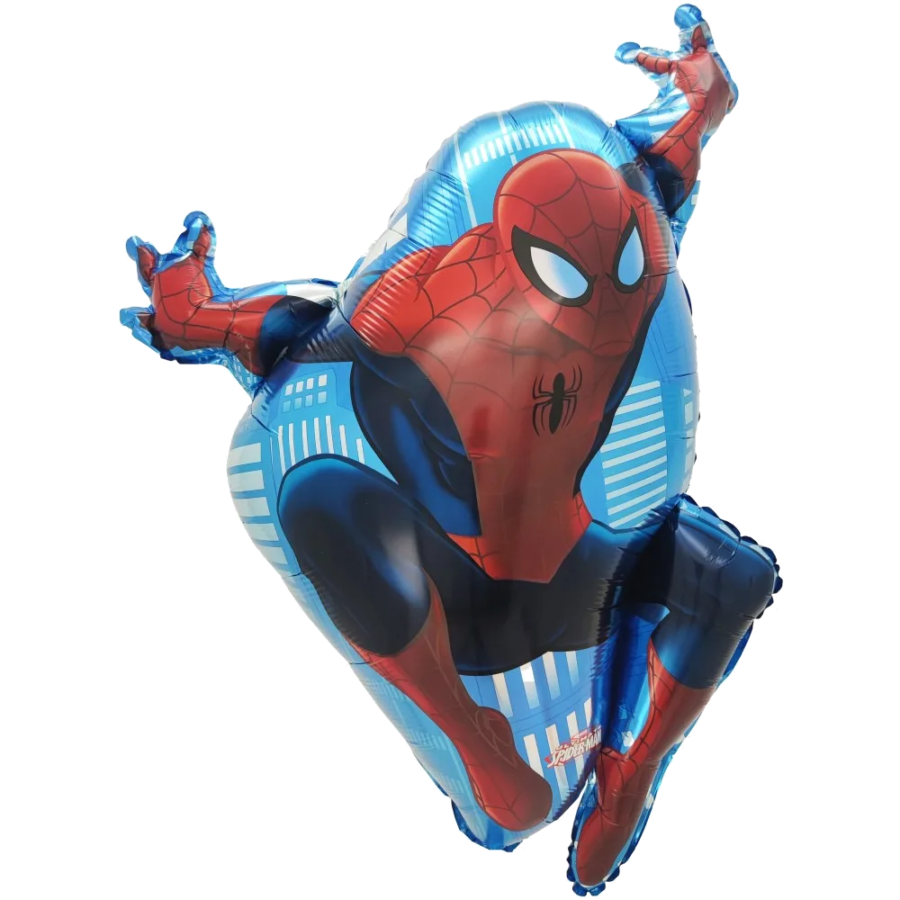 Шар: Шар (31''/79 см) Фигура, Человек Паук в полете, 1 шт. в уп.