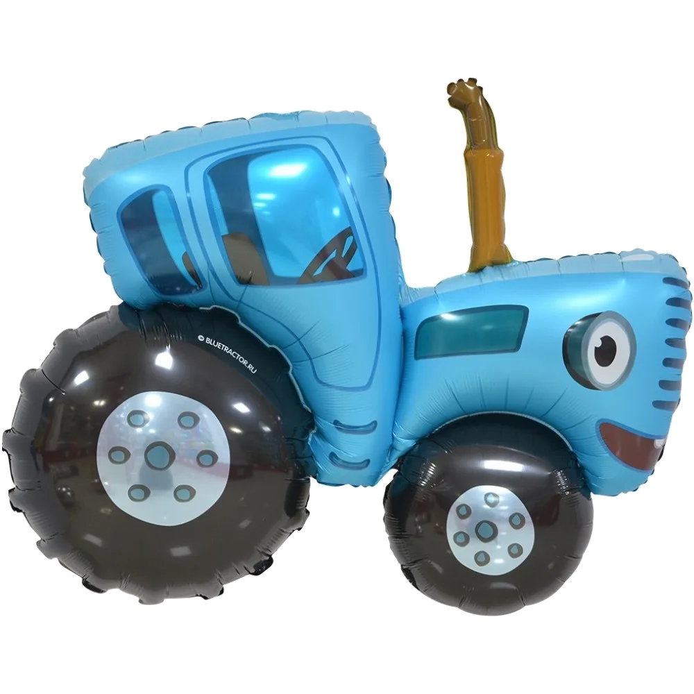 Шар: Шар (42''/107 см) Фигура, Синий трактор, 1 шт. в уп. 3.6П